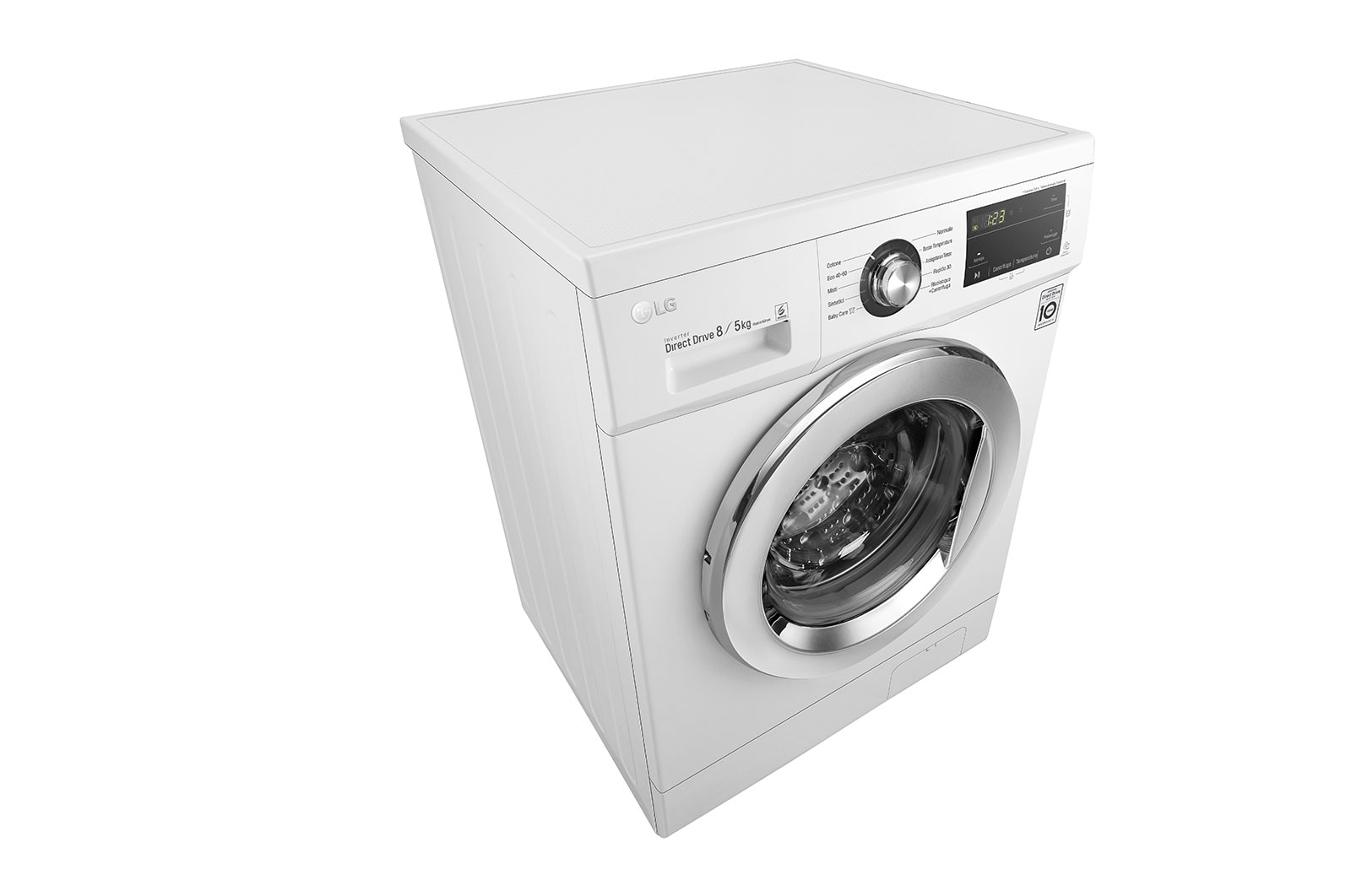 LG Lavasciuga 8/5kg 6 Motion Direct Drive | Serie J3 Classe E | 1400 giri, Smart diagnosis | Bianca, F4J3TM5WE