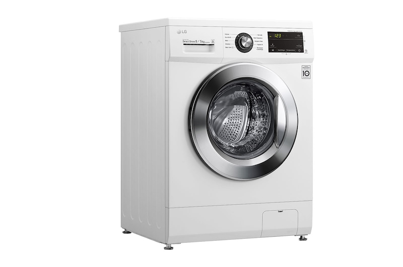 LG Lavasciuga 8/5kg 6 Motion Direct Drive | Serie J3 Classe E | 1400 giri, Smart diagnosis | Bianca, F4J3TM5WE