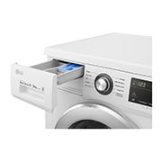 LG Lavasciuga 8/5kg 6 Motion Direct Drive | Serie J3 Classe E | 1400 giri, Smart diagnosis | Bianca, F4J3TM5WE