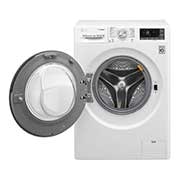 LG Lavasciuga Smart Eco Hybrid 9/6 kg  Lavaggio a vapore Wi-Fi Oblò Ring Cromato, F4J8FH2W