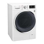LG Lavasciuga Smart Eco Hybrid 9/6 kg  Lavaggio a vapore Wi-Fi Oblò Ring Cromato, F4J8FH2W