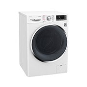 LG Lavasciuga Smart Eco Hybrid 10.5/7 kg Lavaggio a vapore Wi-Fi Oblò Ring Cromato, F4J8JH2W