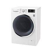 LG Lavasciuga Smart Eco Hybrid 10.5/7 kg Lavaggio a vapore Wi-Fi Oblò Ring Cromato, F4J8JH2W