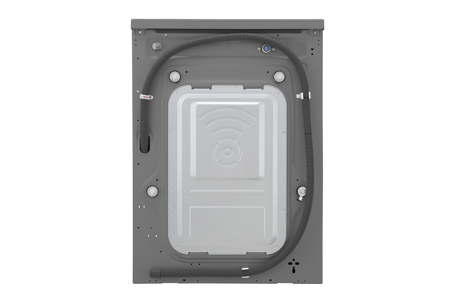 LG Lavasciuga Smart Eco Hybrid 10.5/7 kg Lavaggio a vapore Wi-Fi Oblò Ring Cromato , F4J9JH2T