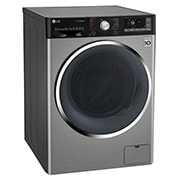 LG Lavasciuga Smart Eco Hybrid 10.5/7 kg Lavaggio a vapore Wi-Fi Oblò Ring Cromato , F4J9JH2T