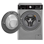 LG Lavasciuga Smart Eco Hybrid 10.5/7 kg Lavaggio a vapore Wi-Fi Oblò Ring Cromato , F4J9JH2T