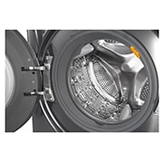 LG Lavasciuga Smart Eco Hybrid 10.5/7 kg Lavaggio a vapore Wi-Fi Oblò Ring Cromato , F4J9JH2T