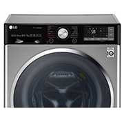 LG Lavasciuga Smart Eco Hybrid 10.5/7 kg Lavaggio a vapore Wi-Fi Oblò Ring Cromato , F4J9JH2T