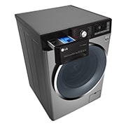 LG Lavasciuga Smart Eco Hybrid 10.5/7 kg Lavaggio a vapore Wi-Fi Oblò Ring Cromato , F4J9JH2T