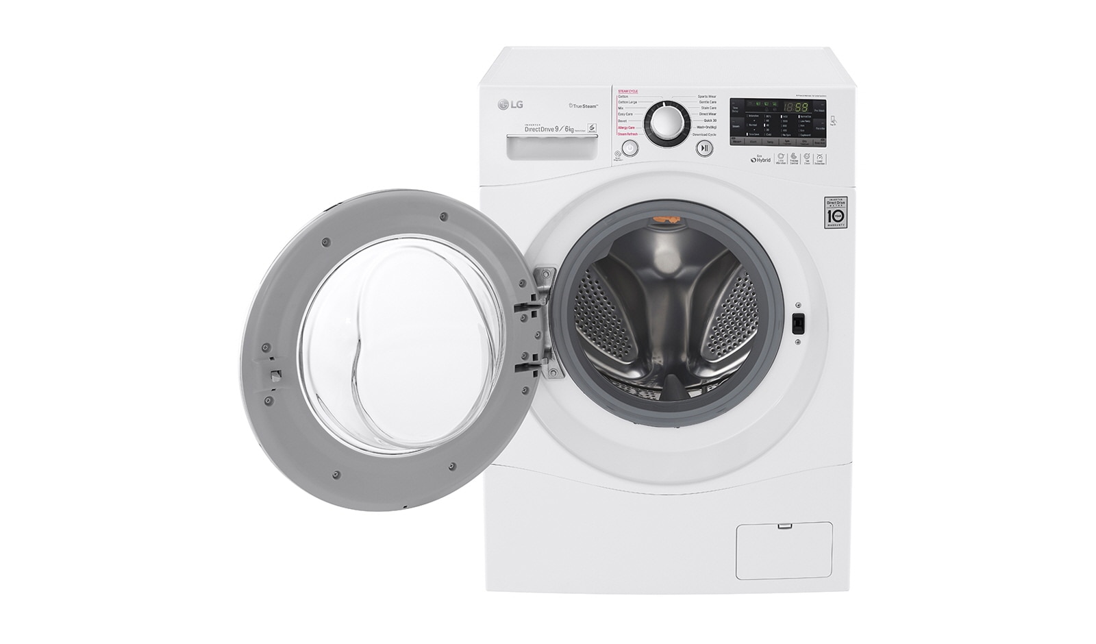 LG Lavasciuga Eco Hybrid 9/6 Kg Lavaggio a vapore, FH4A8FDH2N
