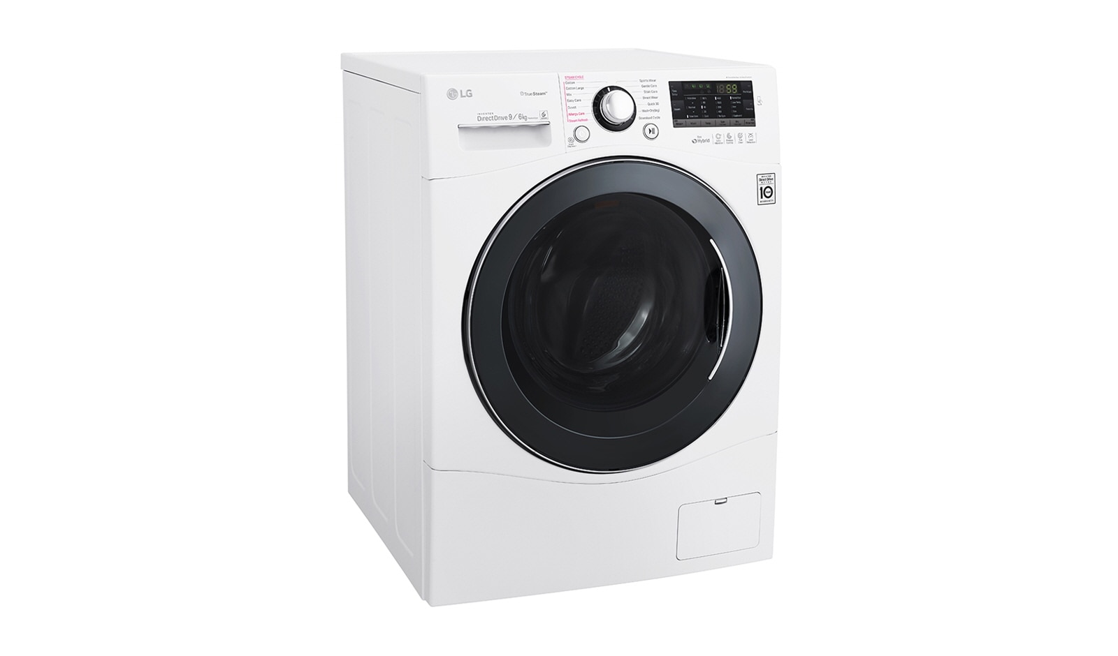 LG Lavasciuga Eco Hybrid 9/6 Kg Lavaggio a vapore, FH4A8FDH2N