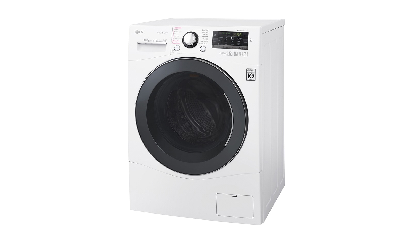 LG Lavasciuga Eco Hybrid 9/6 Kg Lavaggio a vapore, FH4A8FDH2N