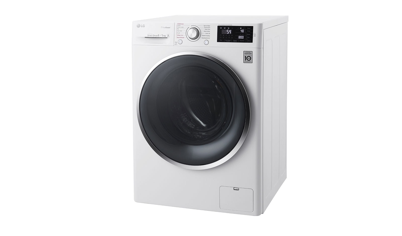 LG Lavasciuga Eco Hybrid 8/5 Kg Lavaggio a vapore, FH4U2TDH1N