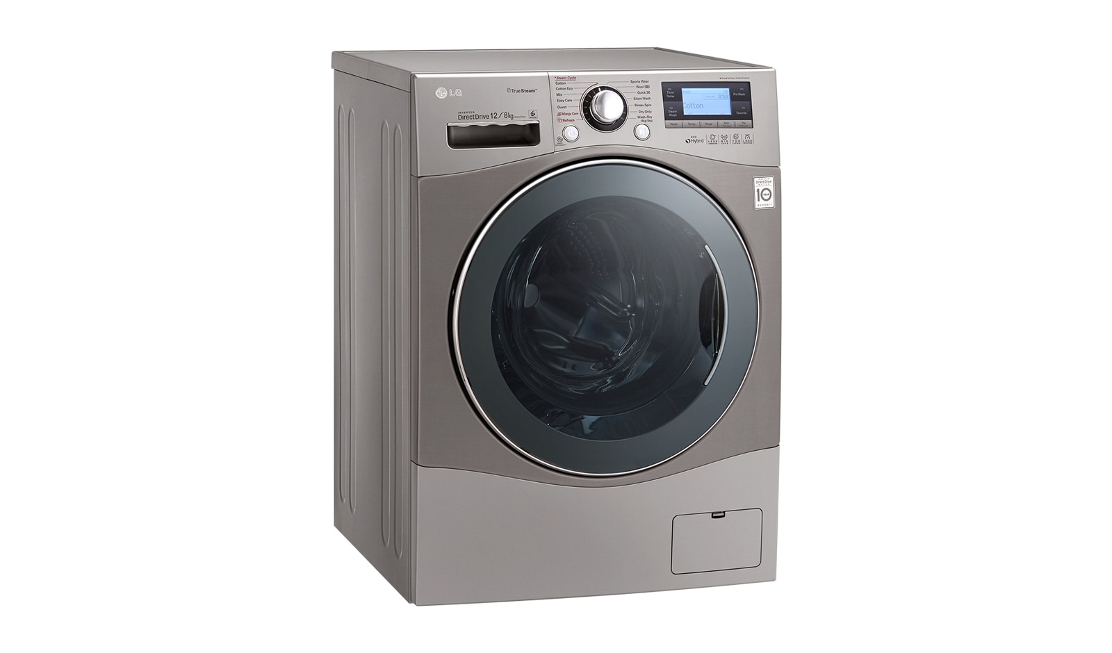 LG Lavasciuga Eco Hybrid 12/8 Kg Lavaggio a vapore, FH695BDH6N