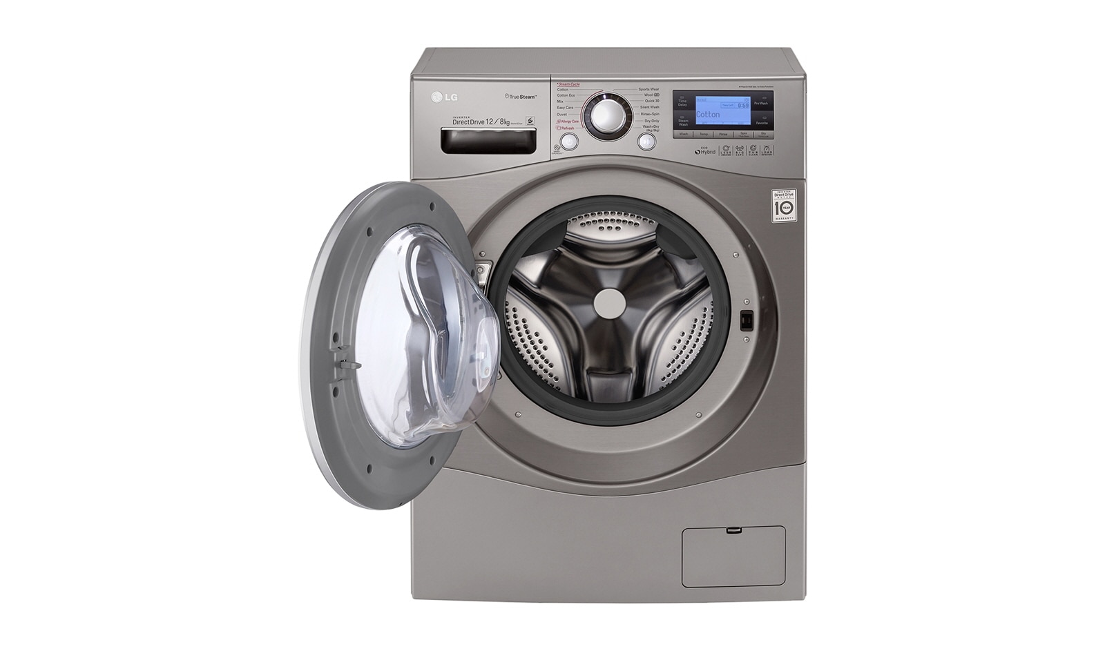 LG Lavasciuga Eco Hybrid 12/8 Kg Lavaggio a vapore, FH695BDH6N