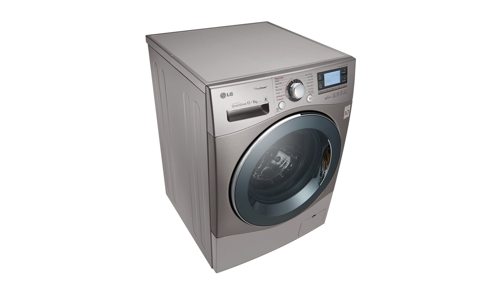 LG Lavasciuga Eco Hybrid 12/8 Kg Lavaggio a vapore, FH695BDH6N