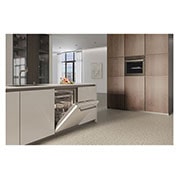 LG Lavastoviglie a scomparsa totale | QuadWash Serie 2, Classe D 46dB | 14 coperti, EasyRack+, Wi-Fi, Dual Zone | Acciaio, DB242TX