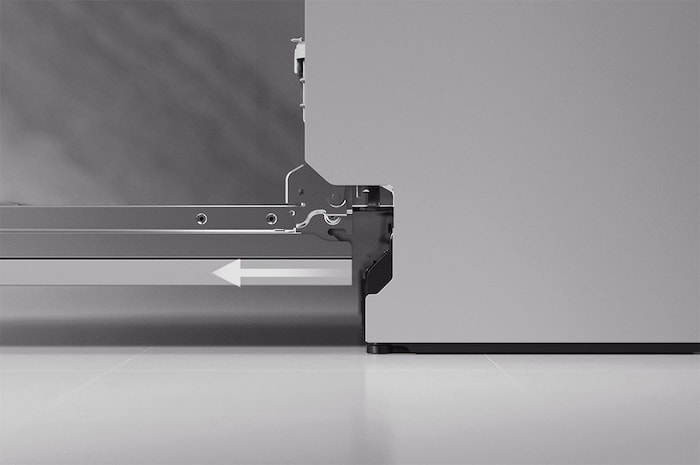 LG Lavastoviglie a scomparsa totale | QuadWash Serie 4, Classe A 43dB | 14 coperti,Vapore, Info Light,Cerniere sliding | Acciaio, DB475TXS