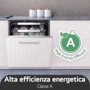 LG Offerta Kit: Forno InstaView 76L Classe A+ e Lavastoviglie a scomparsa totale QuadWash Serie 4, WSED7612S.DB475