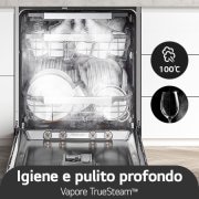 LG Offerta Kit: Forno InstaView 76L Classe A+ e Lavastoviglie a scomparsa totale QuadWash Serie 4, WSED7612S.DB475