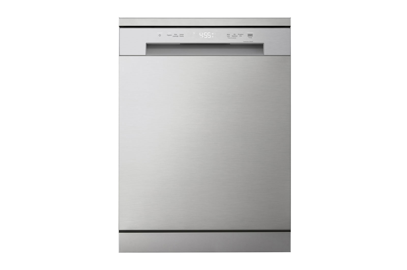 LG Lavastoviglie libera installazione | QuadWash Serie 1, Classe D 46dB | 14 coperti, EasyRack+, Comandi touch esterni | Grigia, DF141FV