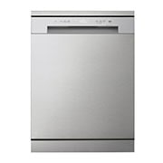 LG Lavastoviglie libera installazione | QuadWash Serie 1, Classe D 46dB | 14 coperti, EasyRack+, Comandi touch esterni | Grigia, DF141FV