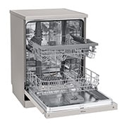 LG Lavastoviglie libera installazione | QuadWash Serie 2, Classe E 46dB | 14 coperti, EasyRack+, Dual Zone, NFC | Grigia , DF222FP