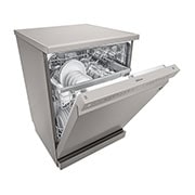 LG Lavastoviglie libera installazione | QuadWash Serie 2, Classe E 46dB | 14 coperti, EasyRack+, Dual Zone, NFC | Grigia , DF222FP