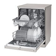 LG Lavastoviglie libera installazione | QuadWash Serie 2, Classe E 46dB | 14 coperti, EasyRack+, Dual Zone, NFC | Grigia , DF222FP