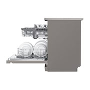 LG Lavastoviglie libera installazione | QuadWash Serie 2, Classe E 46dB | 14 coperti, EasyRack+, Dual Zone, NFC | Grigia , DF222FP