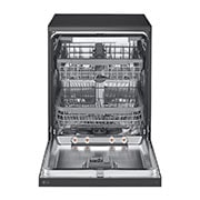 LG Lavastoviglie libera installazione | QuadWash Serie 3, Classe B 43dB | 14 coperti, Vapore, Auto-apertura, Wi-Fi | Nera, DF365FMS
