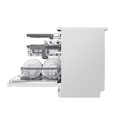 LG Lavastoviglie libera installazione | QuadWash Serie 3, Classe B 43dB | 14 coperti, Vapore, Auto-apertura, Wi-Fi | Bianca, DF365FWS