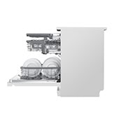 LG Lavastoviglie libera installazione | QuadWash Serie 3, Classe B 43dB | 14 coperti, Vapore, Auto-apertura, Wi-Fi | Bianca, DF365FWS