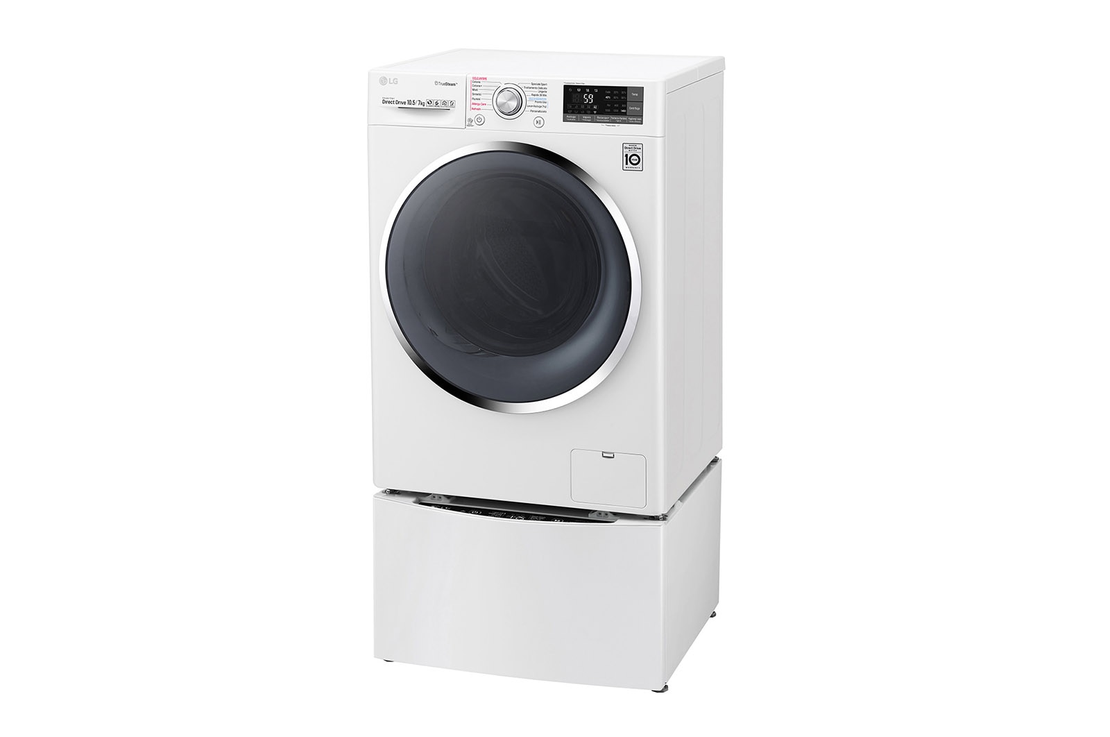 LG Lavasciuga Smart TWINWash™ 10.5/7 kg Tecnologia True Steam™ Eco Hybrid Wi-Fi, F4J8JH2WD