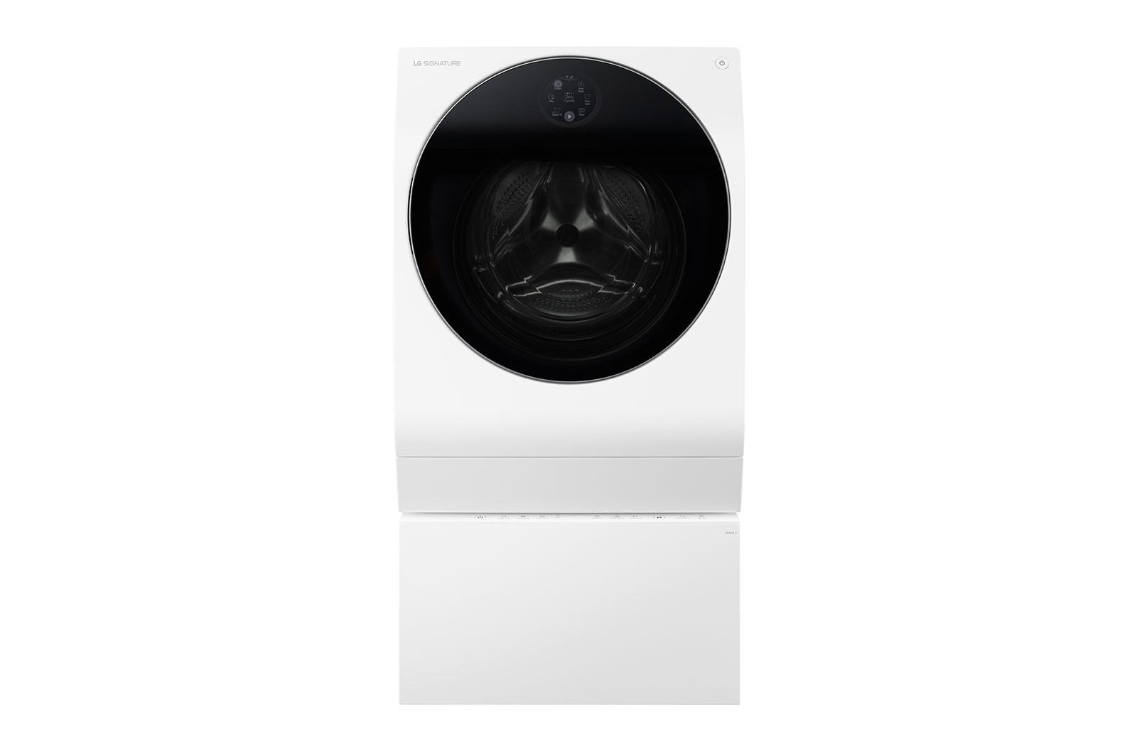 Vista frontale di LG Lavatrice Smart TWINWash™ 9 kg TurboWash™ Wi-Fi FH4G1VCY2