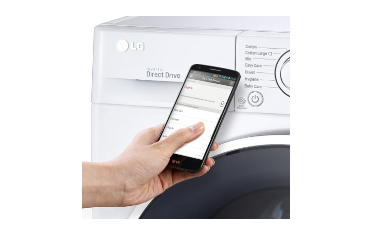 LG Lavatrice 7kg, TurboWash™, in dimensioni standard. 1200 giri in  con motore garantito 10 anni e 6 motion Direct Drive., F12U2QDN0