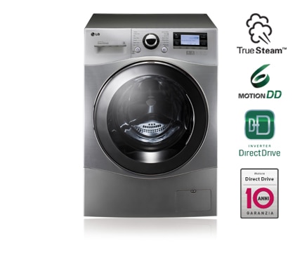 LG lavatrici a vapore 12kg 6 motion Direct Drive F1495BDSA7