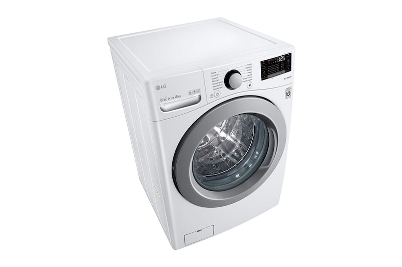 LG Lavatrice capacità XL 15kg AI DD™ | Serie P1 Classe E | 1100 giri, TurboWash, Wi-Fi | White, F1P1CN4WC