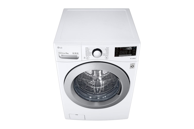 LG Lavatrice capacità XL 15kg AI DD™ | Serie P1 Classe E | 1100 giri, TurboWash, Wi-Fi | White, F1P1CN4WC