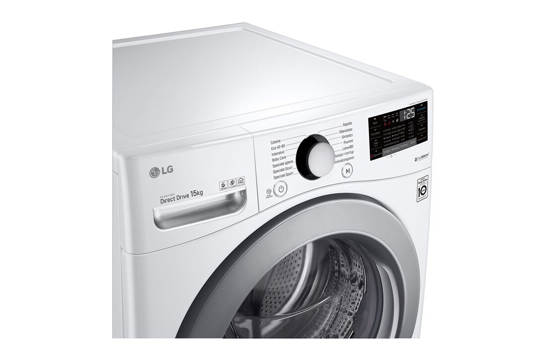 LG F4J6VY1W lavatrice carica frontale 9 Kg 1400 giri classe A+++ Wi-fi