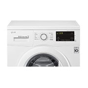 LG Lavatrice slim 6,5kg 6 Motion | Serie J3 Classe E | 1200 giri, Inverter Direct Drive, Smart Diagnosis | White, F2J3WN3WE
