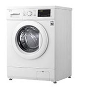 LG Lavatrice slim 6,5kg 6 Motion | Serie J3 Classe E | 1200 giri, Inverter Direct Drive, Smart Diagnosis | White, F2J3WN3WE