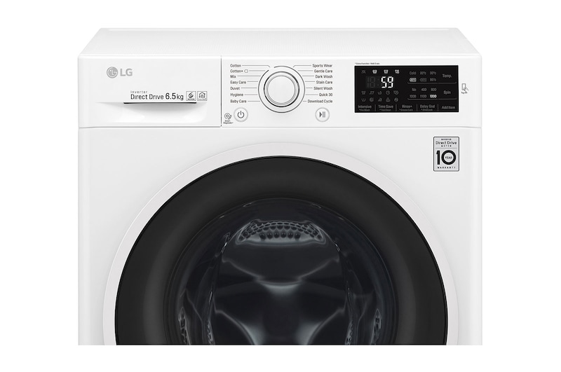 LG Lavatrice Slim 6.5 kg  Oblò Ring White , F2J6WN0W