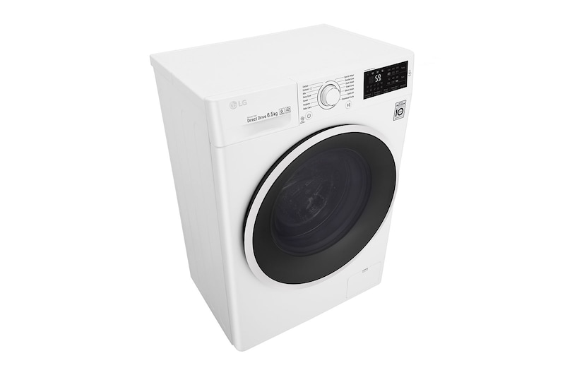 LG Lavatrice Slim 6.5 kg  Oblò Ring White , F2J6WN0W