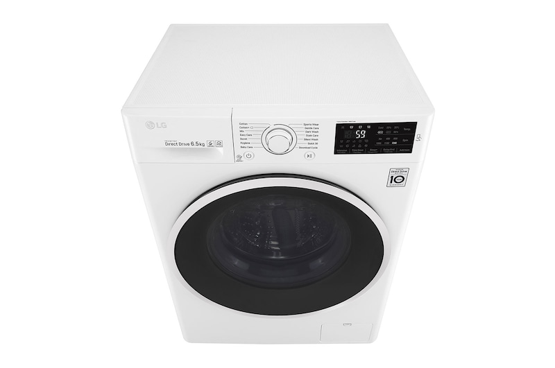 LG Lavatrice Slim 6.5 kg  Oblò Ring White , F2J6WN0W