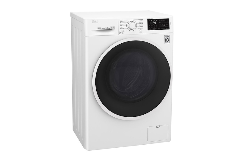 LG Lavatrice Slim 6.5 kg  Oblò Ring White , F2J6WN0W