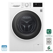 Vista frontale di LG Lavatrice Slim 6.5 kg  Oblò Ring White  F2J6WN0W