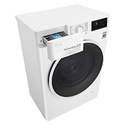 LG Lavatrice Slim 6.5 kg  Oblò Ring White , F2J6WN0W