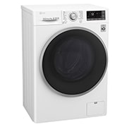 LG Lavatrice Smart Slim TurboWash™ 7 kg  Oblò Ring Cromato, F2J7HN1W