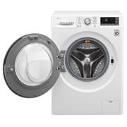 LG Lavatrice Smart Slim TurboWash™ 7 kg  Oblò Ring Cromato, F2J7HN1W